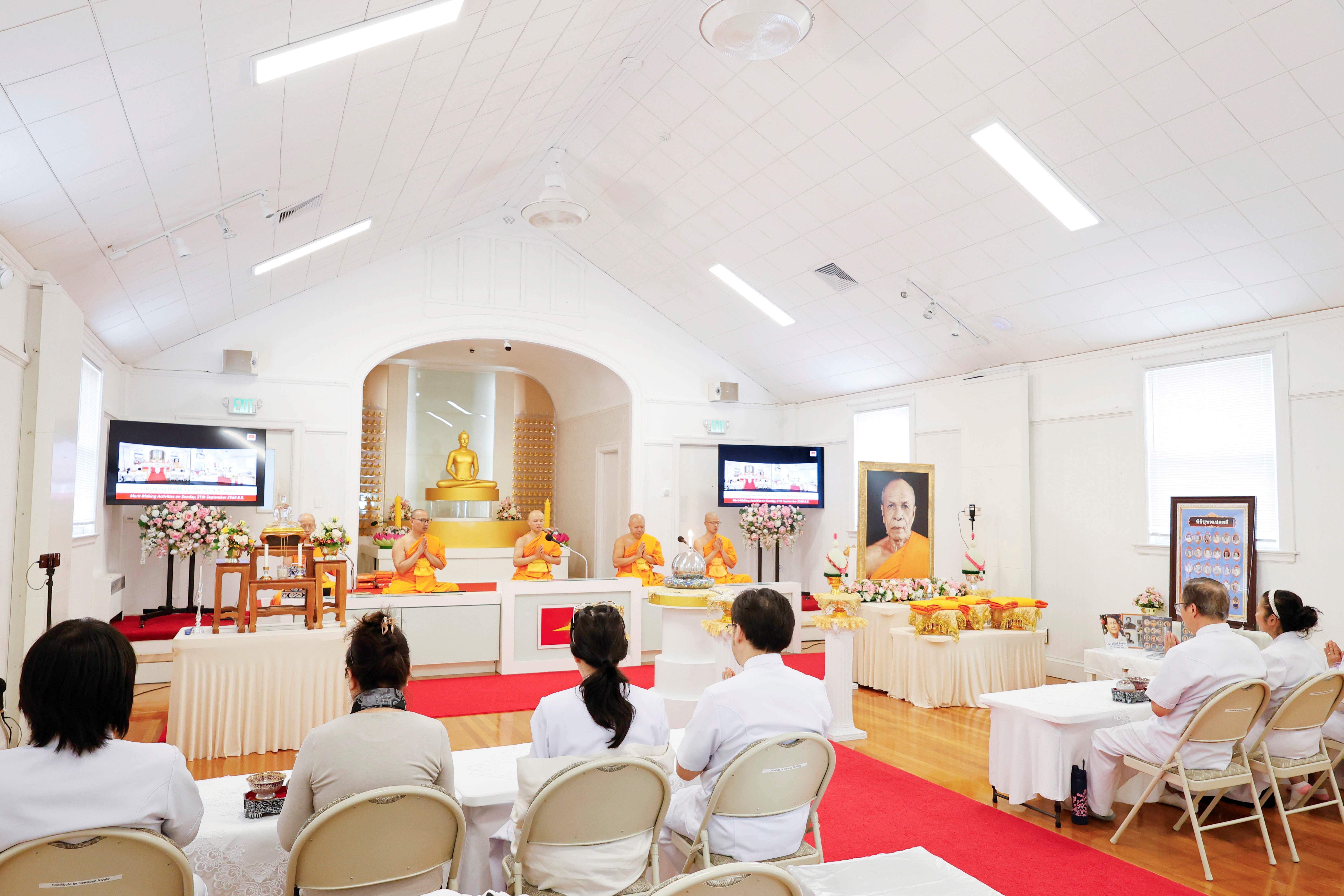 วัดพระธรรมกายบอสตัน จัดงานบุญวันอาทิตย์