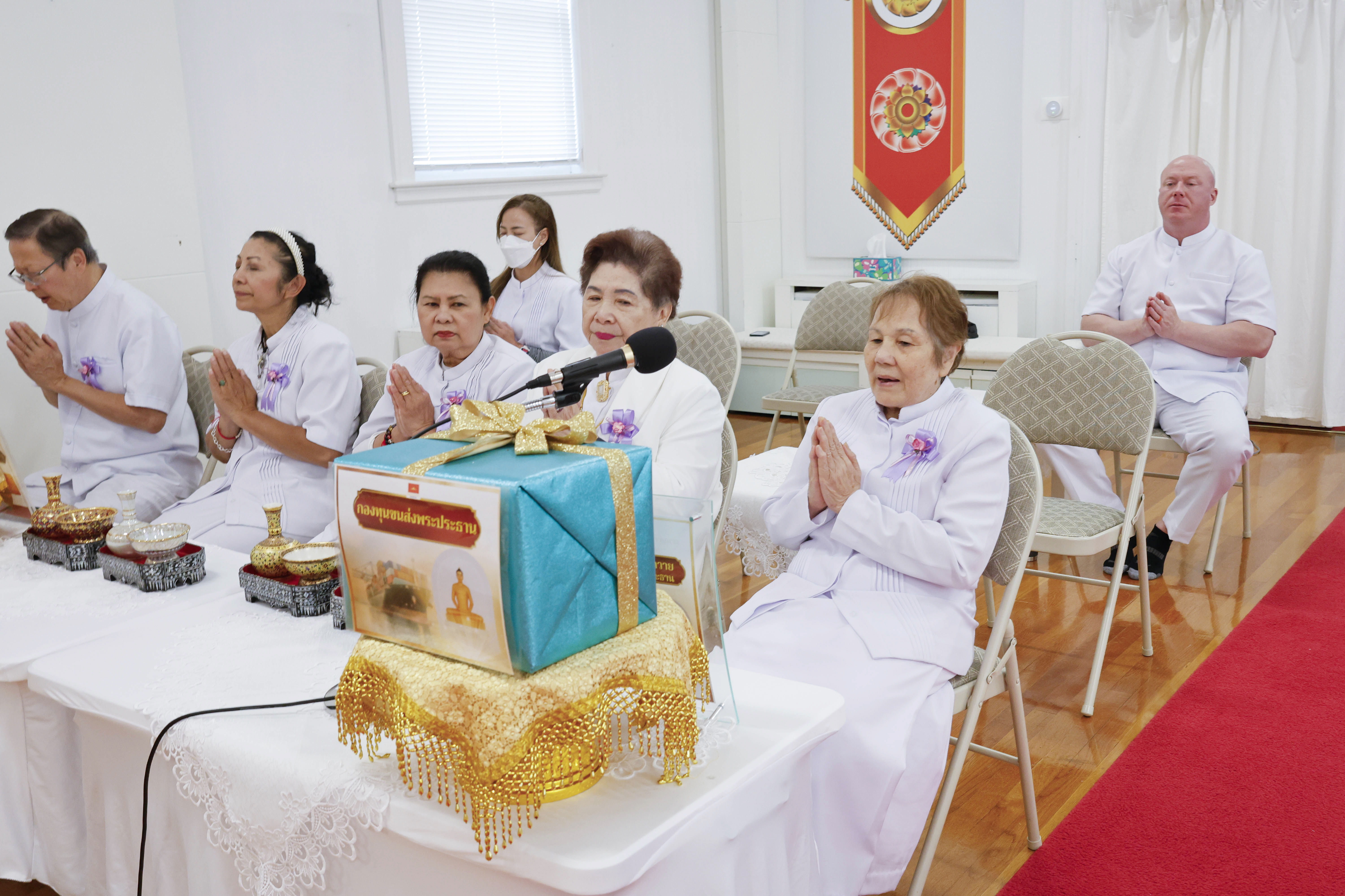 วัดพระธรรมกายบอสตัน จัดงานบุญวันอาทิตย์