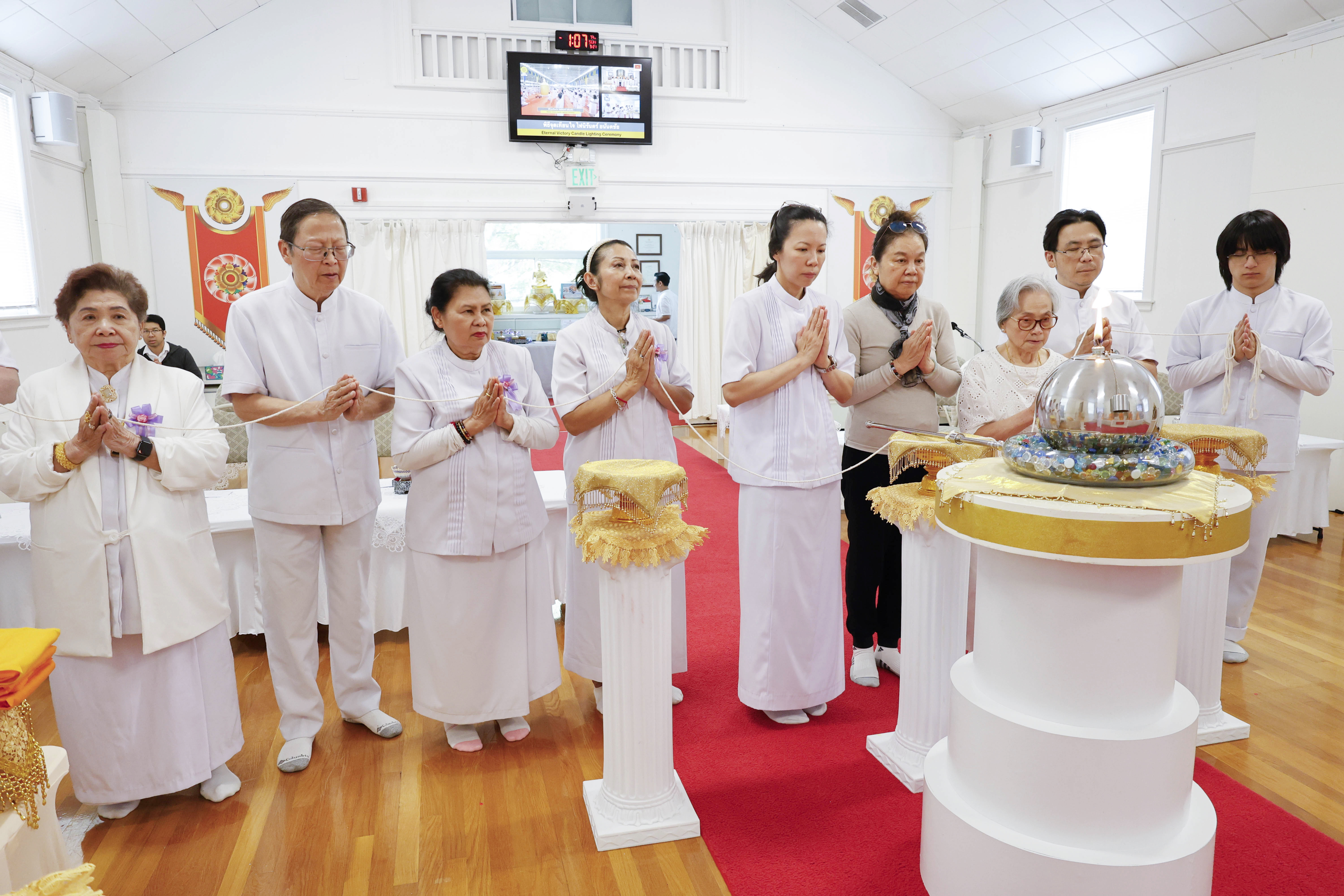 วัดพระธรรมกายบอสตัน จัดงานบุญวันอาทิตย์