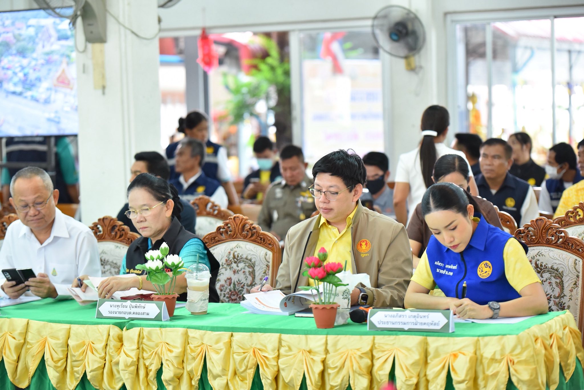 คณะกรรมการติดตาม ตรวจเยี่ยม ประเมินผลโครงการ “วัด ประชา รัฐ สร้างสุข” คณะสงฆ์ภาค 1 หนกลาง ลงพื้นที่วัดเกิดการอุดม
