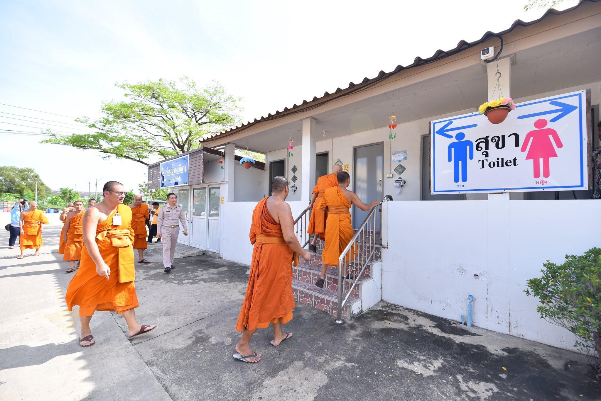 คณะกรรมการติดตาม ตรวจเยี่ยม ประเมินผลโครงการ “วัด ประชา รัฐ สร้างสุข” คณะสงฆ์ภาค 1 หนกลาง ลงพื้นที่วัดเกิดการอุดม