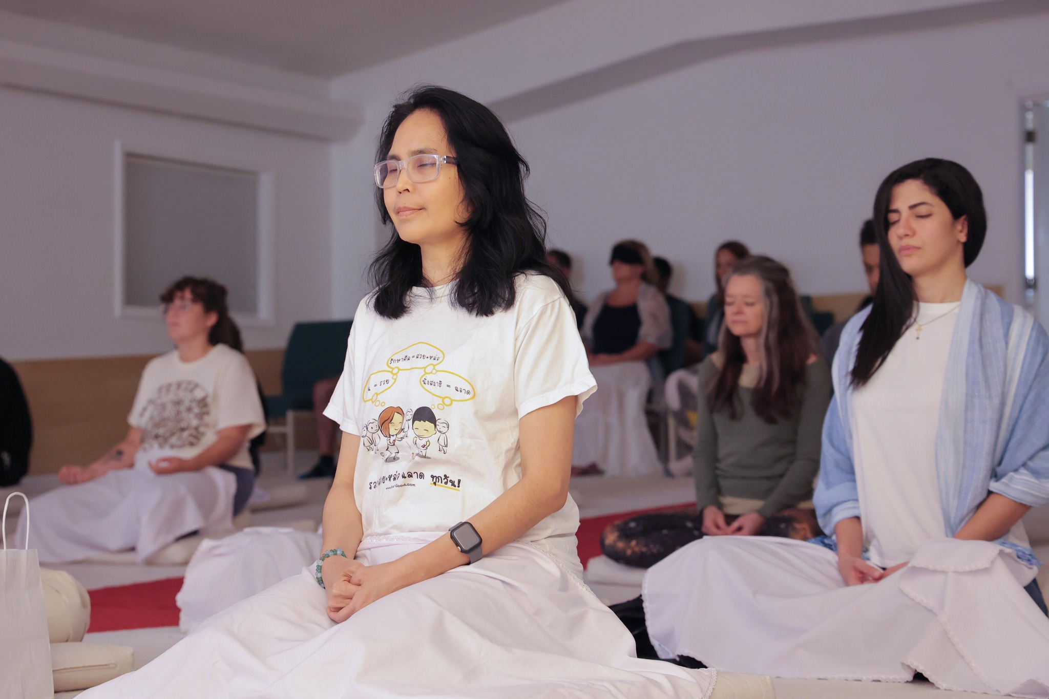 วัดพระธรรมกายจอร์เจีย จัดกิจกรรมนั่งสมาธิสำหรับชาวท้องถิ่น