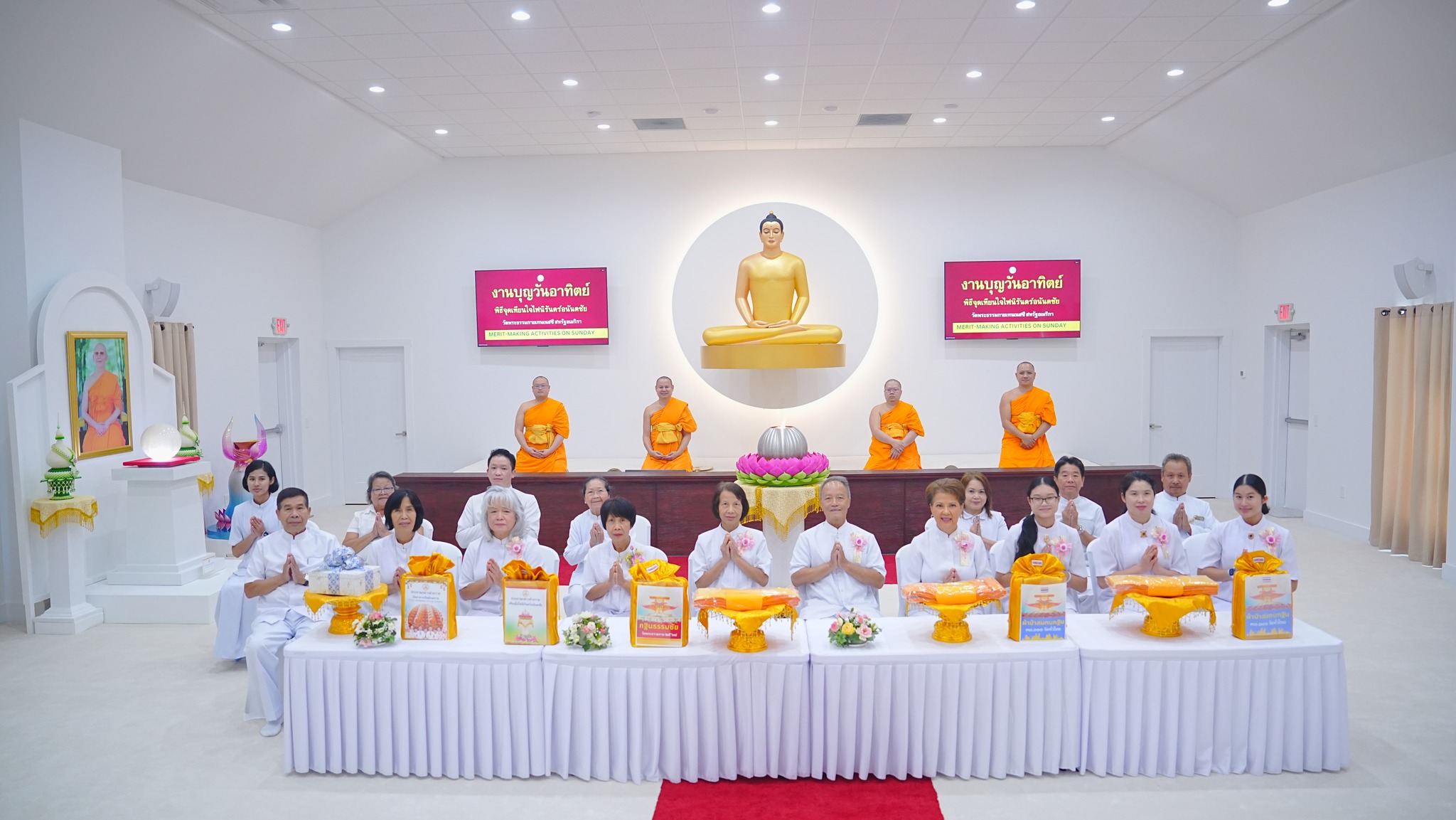 วัดพระธรรมกายเทนเนสซี จัดงานบุญวันอาทิตย์