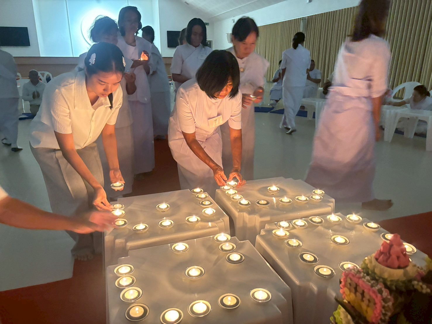 ศูนย์ปฏิบัติธรรมน้ำใสใจสว่าง จัดอบรมโครงการอุบาสกแก้ว อุบาสิกาแก้ว