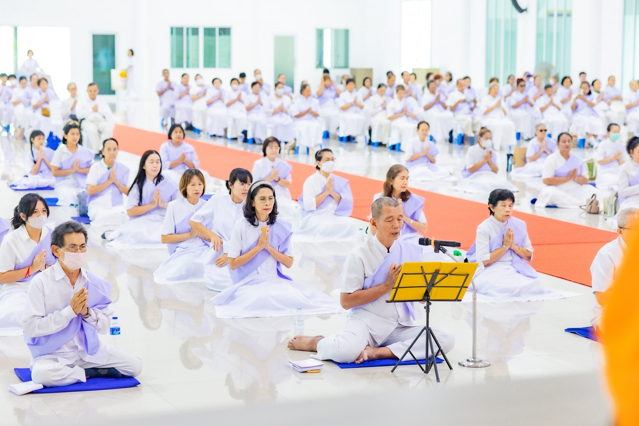 ศูนย์อบรมเยาวชนลาดหลุมแก้ว จัดอบรมโครงการอุบาสกแก้ว อุบาสิกาแก้ว