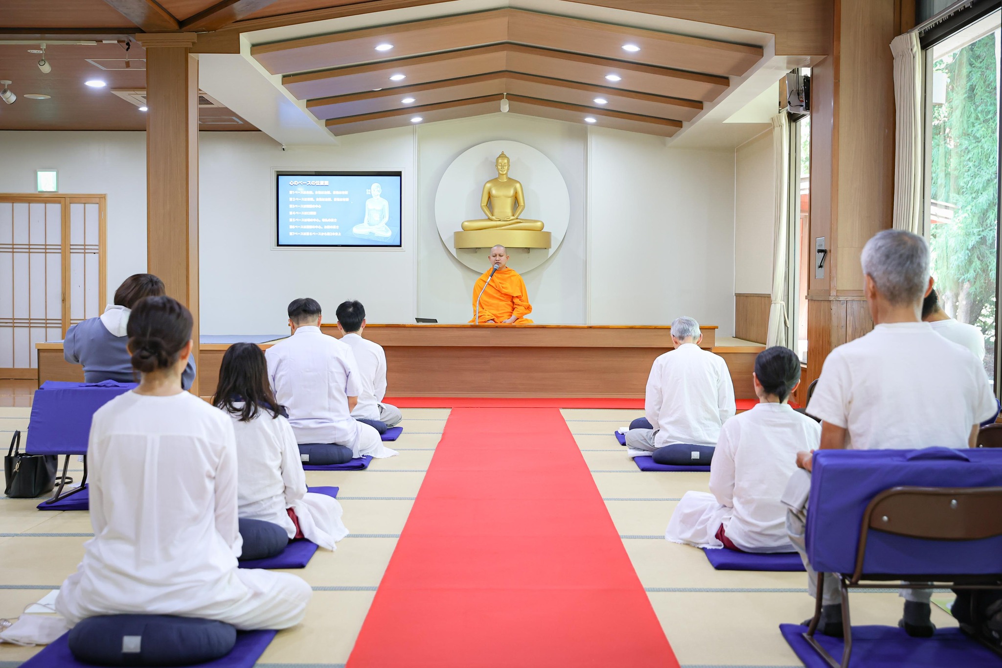 หมู่บ้านปฏิบัติธรรมญี่ปุ่น วัดพระธรรมกายกุมมะ จัดปฏิบัติธรรมสุดสัปดาห์แก่ชาวท้องถิ่น