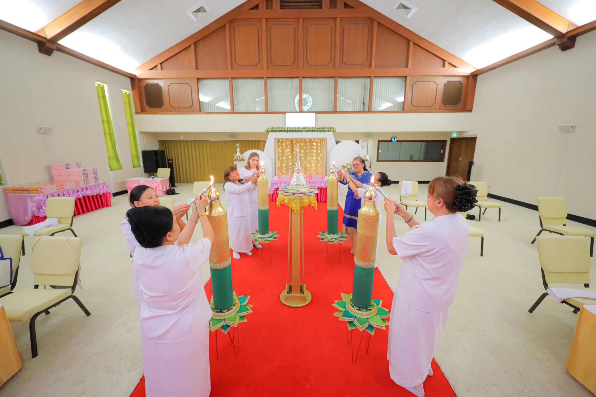 วัดพระธรรมกายแคนซัส จัดงานบุญวันอาทิตย์