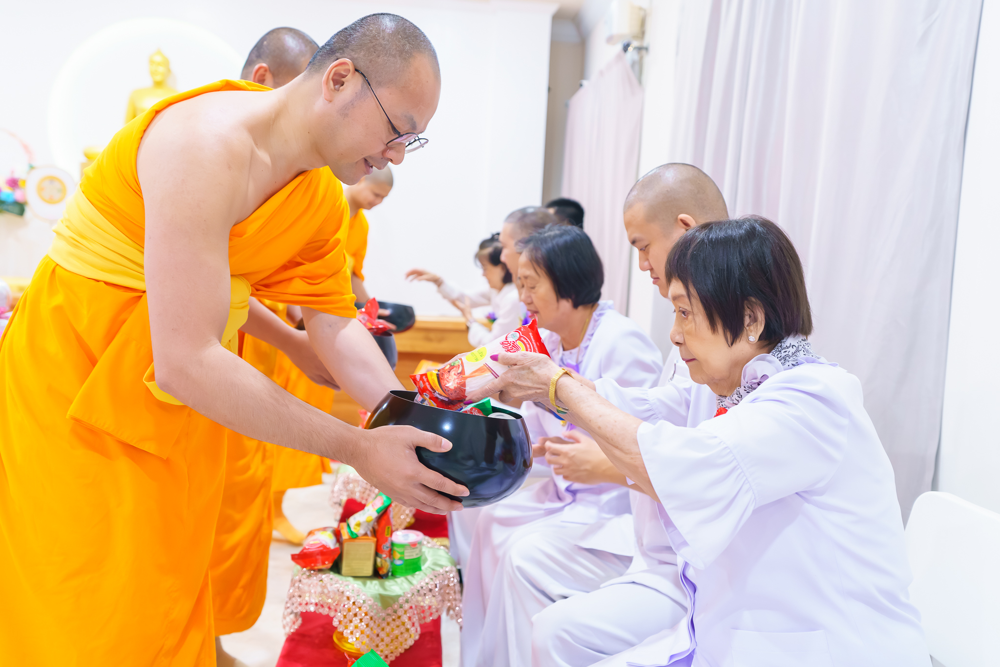วัดพระธรรมกายปาล์มบีช จัดพิธีบุพเปตพลี