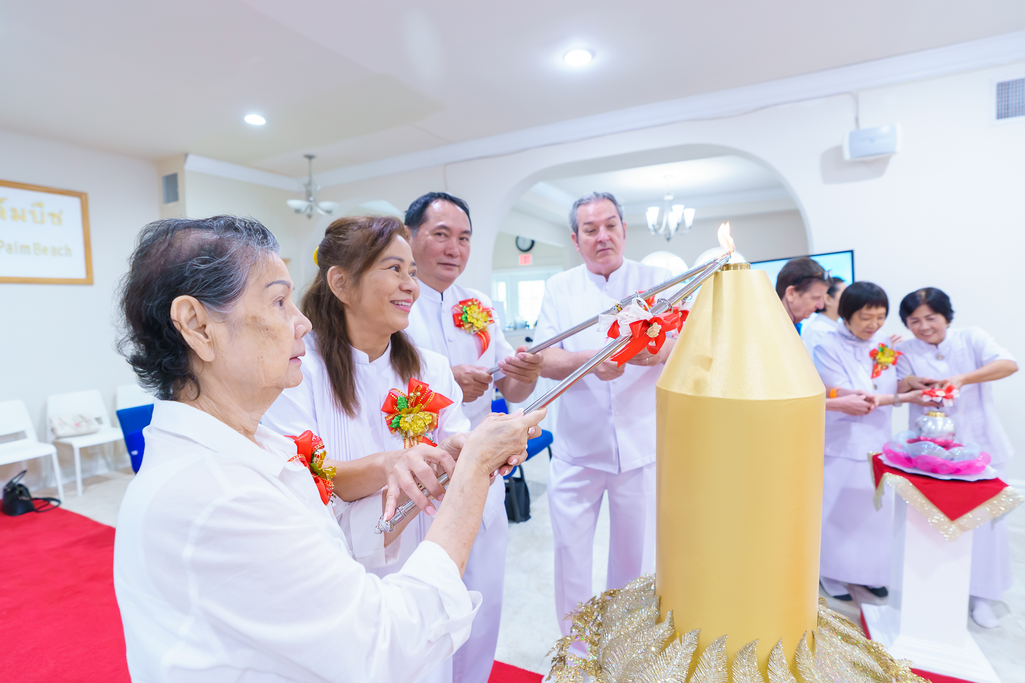 วัดพระธรรมกายปาล์มบีช จัดพิธีบุพเปตพลี