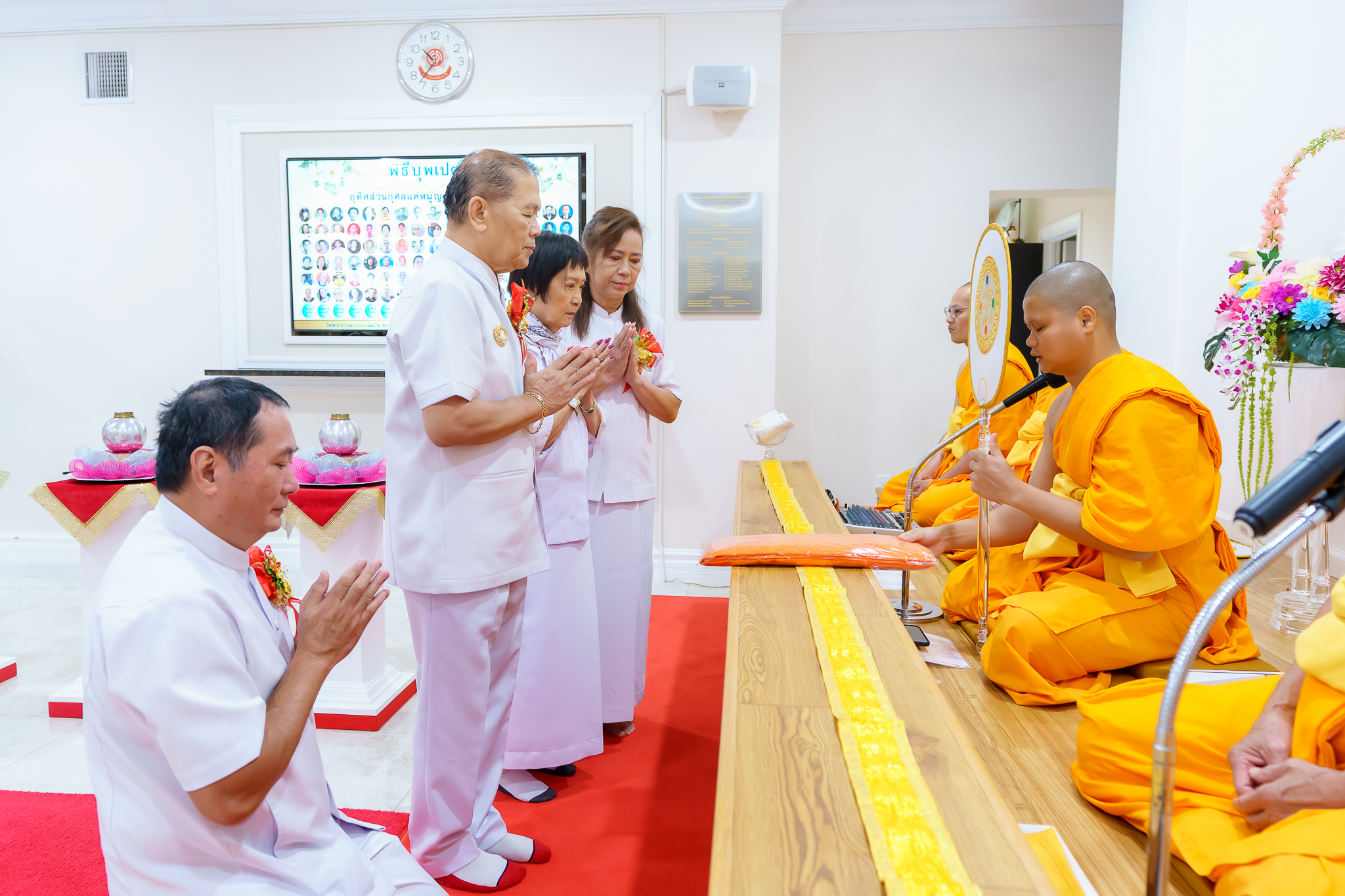 วัดพระธรรมกายปาล์มบีช จัดพิธีบุพเปตพลี