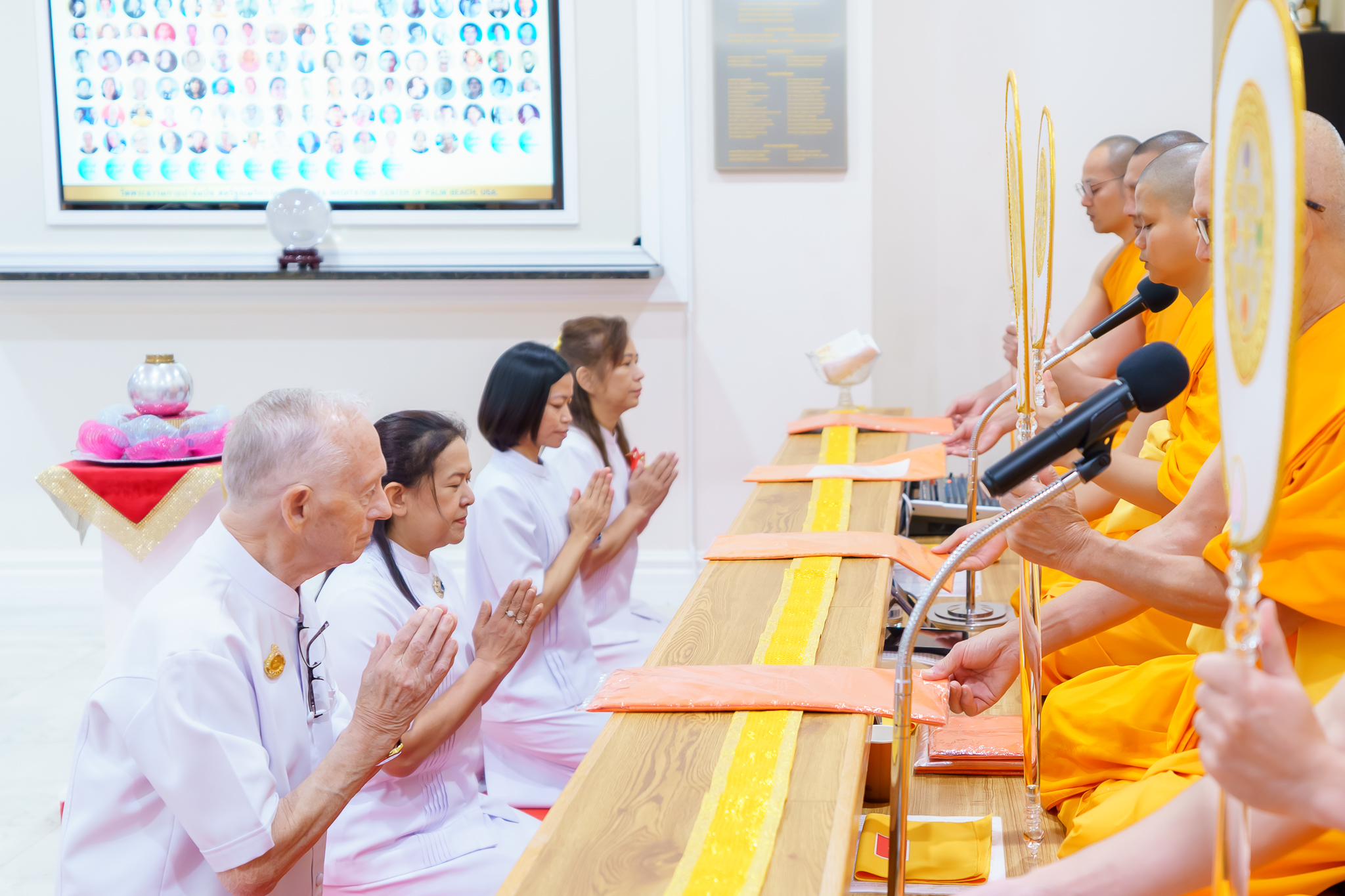 วัดพระธรรมกายปาล์มบีช จัดพิธีบุพเปตพลี