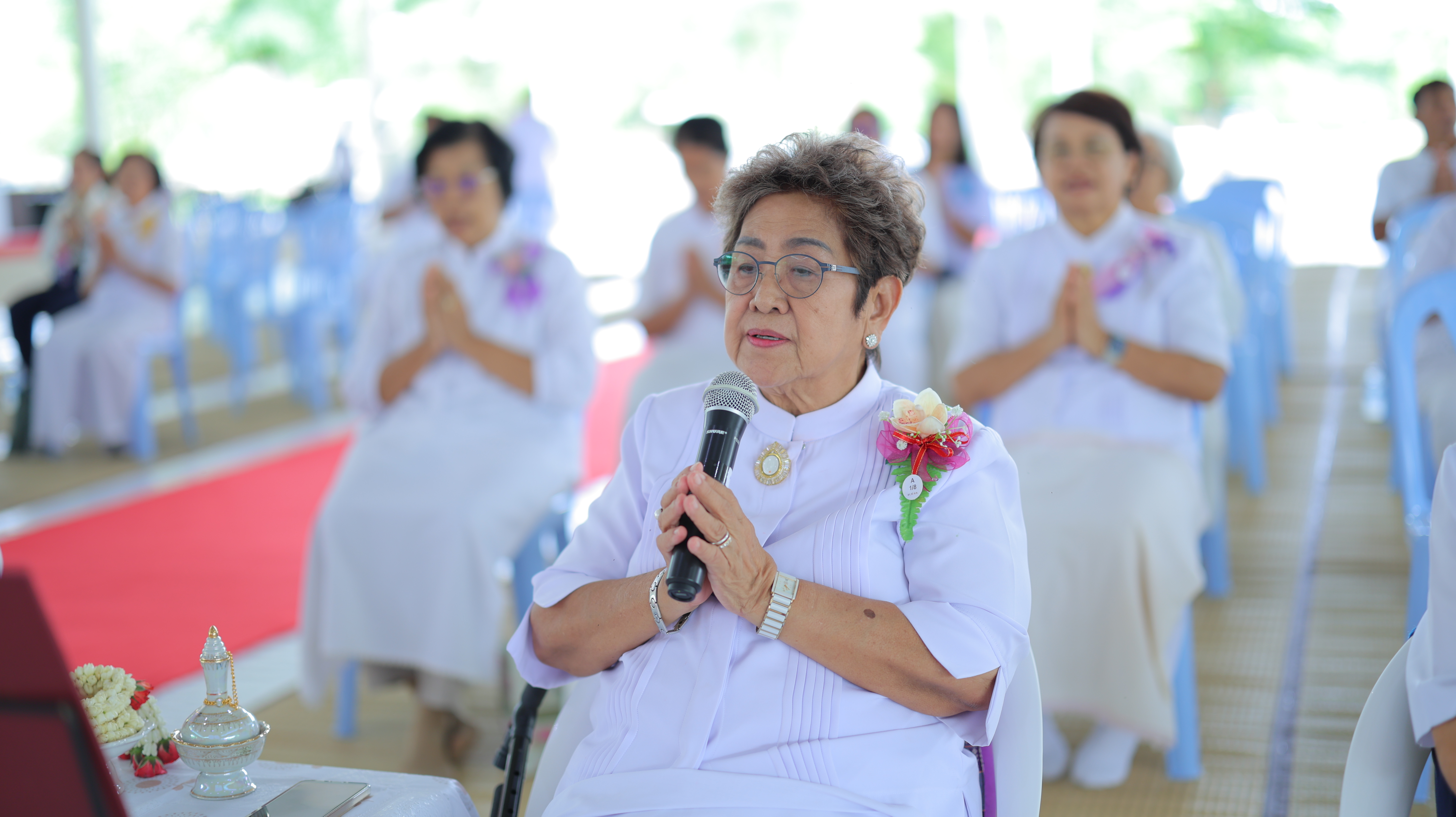 พิธีทอดผ้าป่าสร้างอาคารเรือนนอน ณ ศูนย์อบรมเยาวชนกาญจนบุรี โซนปฏิบัติธรรมริมน้ำ