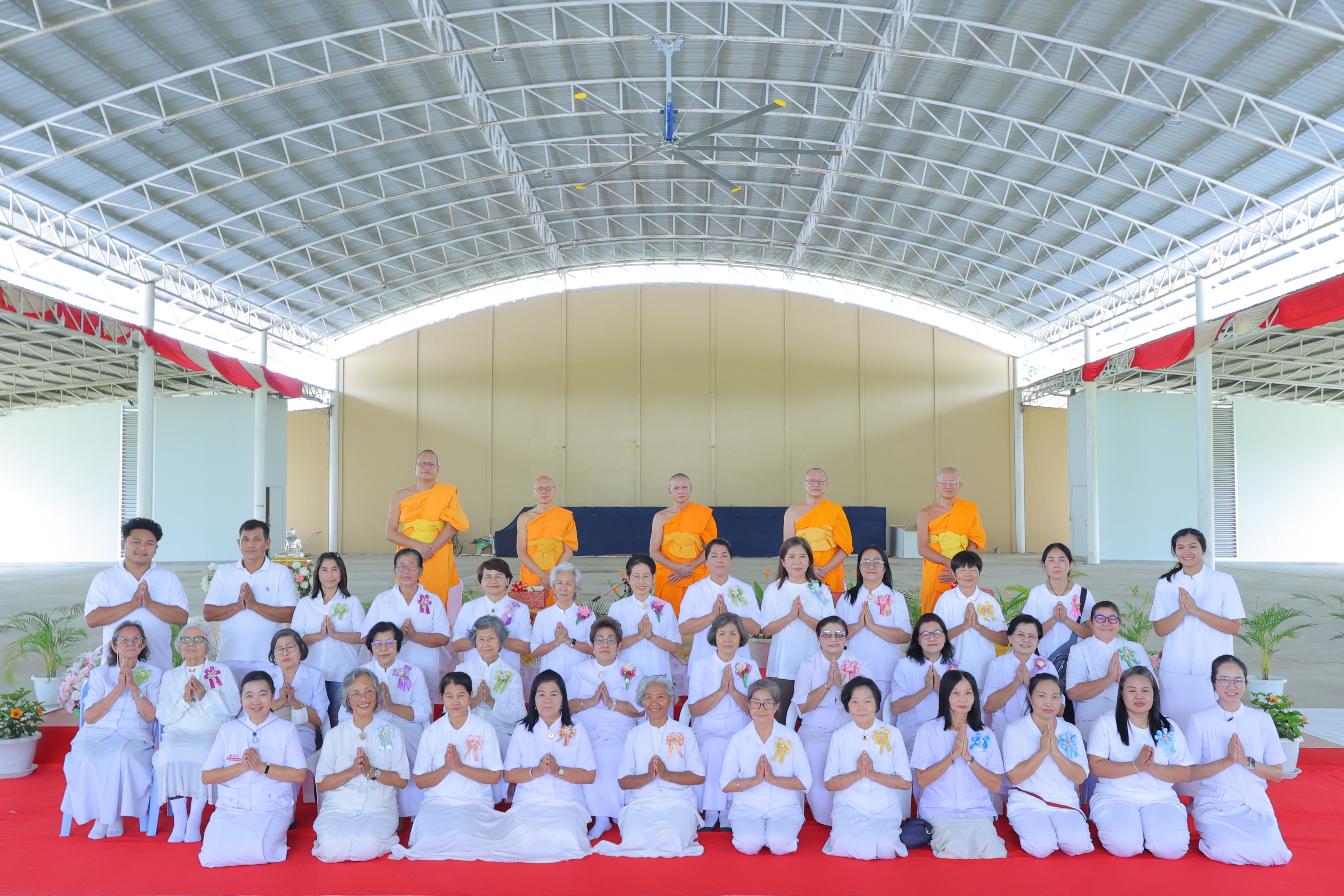 พิธีทอดผ้าป่าสร้างอาคารเรือนนอน ณ ศูนย์อบรมเยาวชนกาญจนบุรี โซนปฏิบัติธรรมริมน้ำ