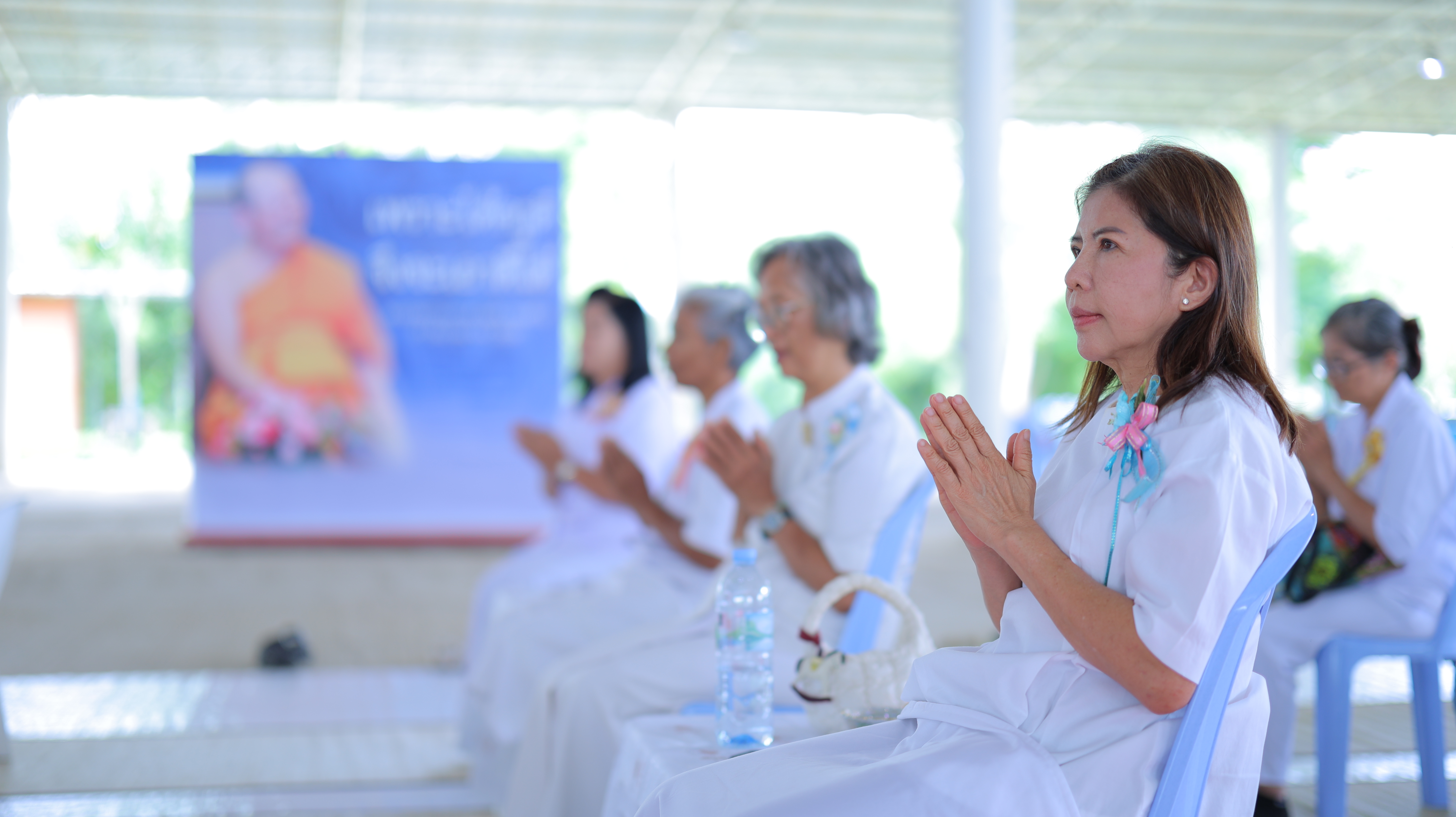 พิธีทอดผ้าป่าสร้างอาคารเรือนนอน ณ ศูนย์อบรมเยาวชนกาญจนบุรี โซนปฏิบัติธรรมริมน้ำ