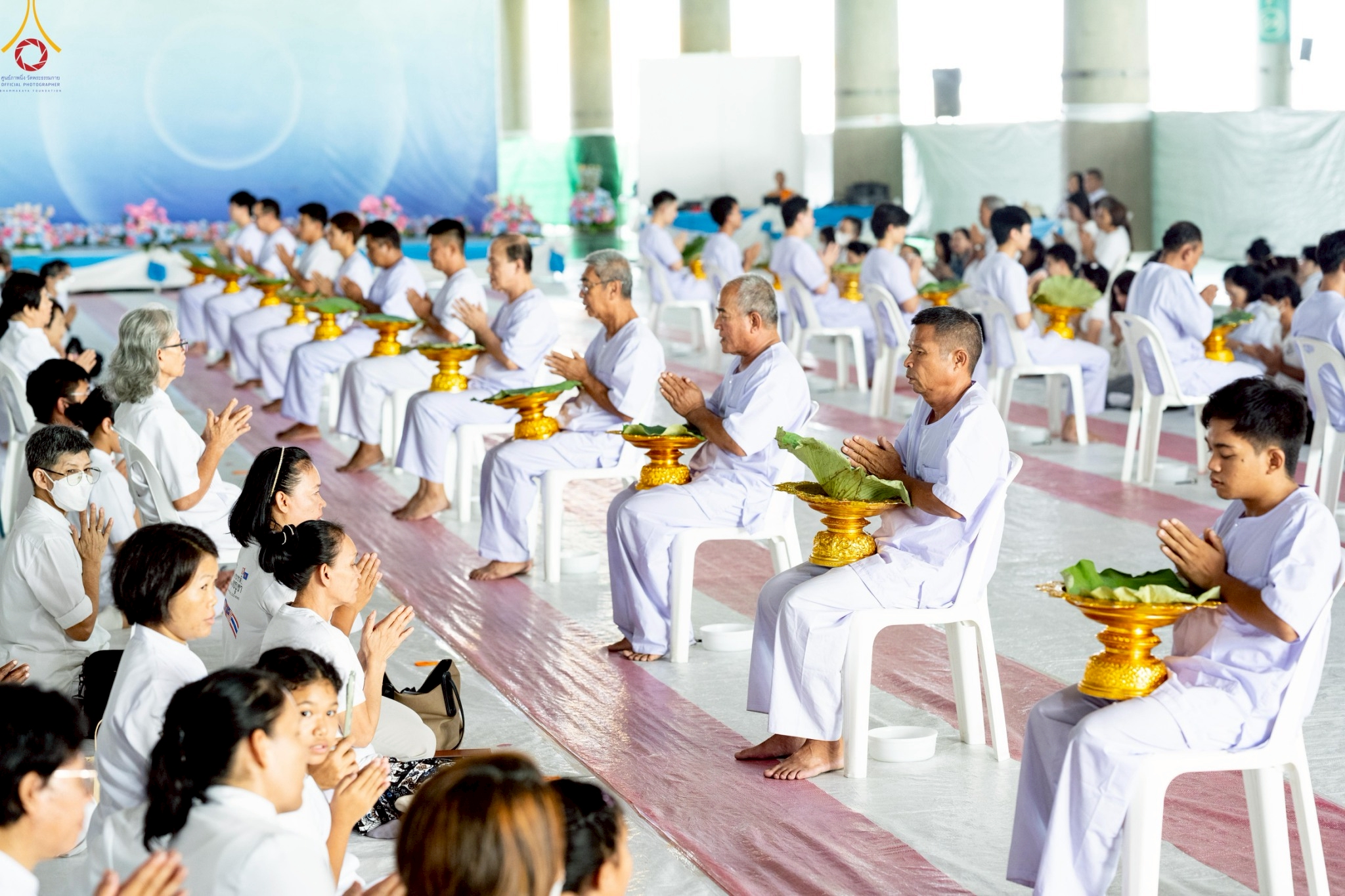พิธีตัดปอยผมและปลงผมนาคธรรมทายาท รุ่นบูชาธรรม 141 ปี พระมงคลเทพมุนี