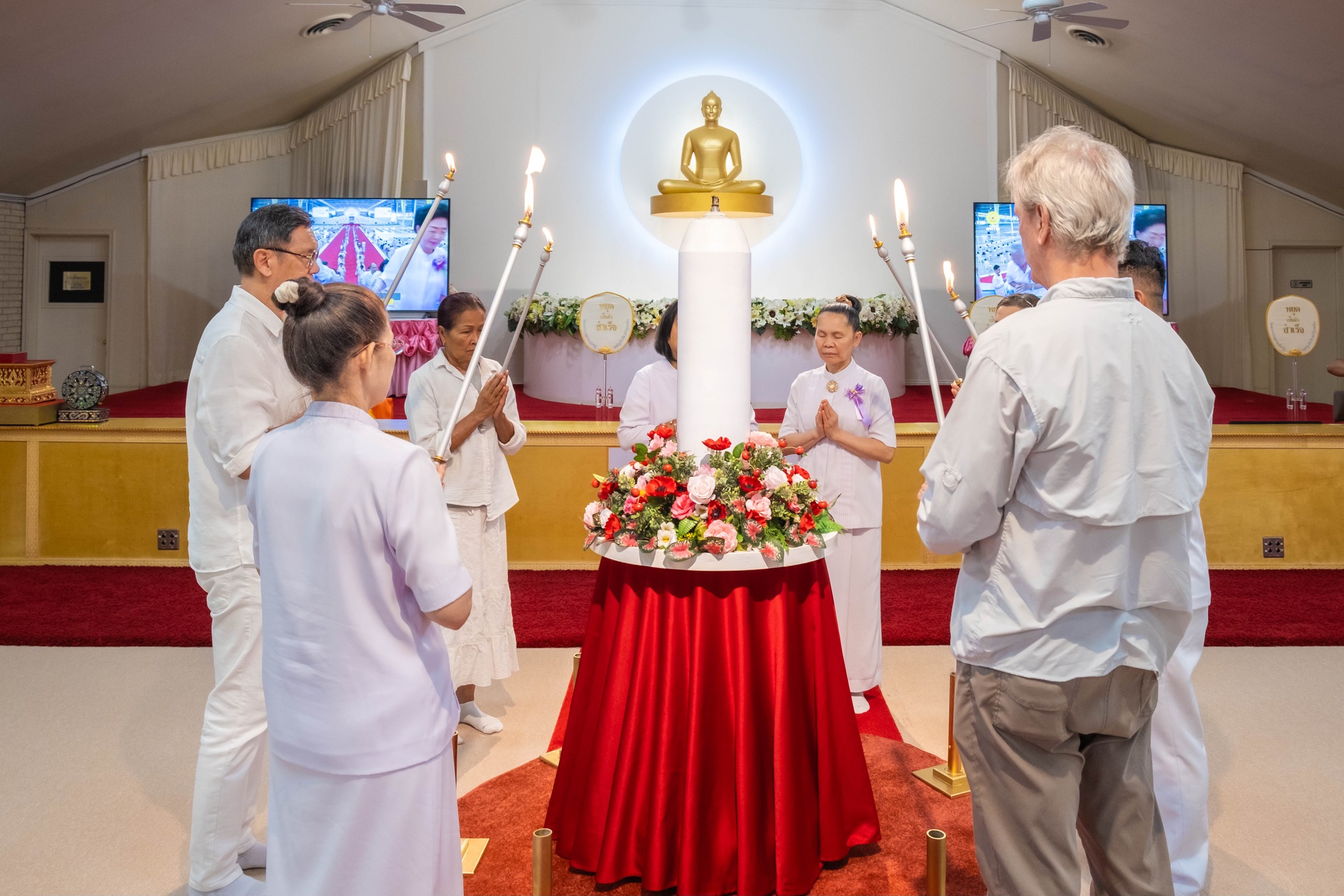 วัดพระธรรมกายเท็กซัส จัดงานบุญวันอาทิตย์
