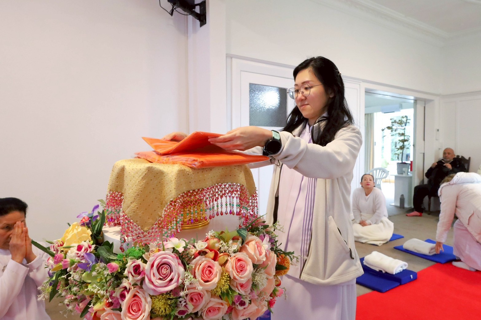 วัดพระธรรมกายดันนีดิน จัดงานบุญบูชาข้าวพระ