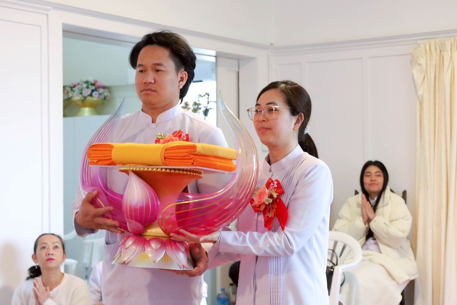 วัดพระธรรมกายดันนีดิน จัดงานบุญบูชาข้าวพระ