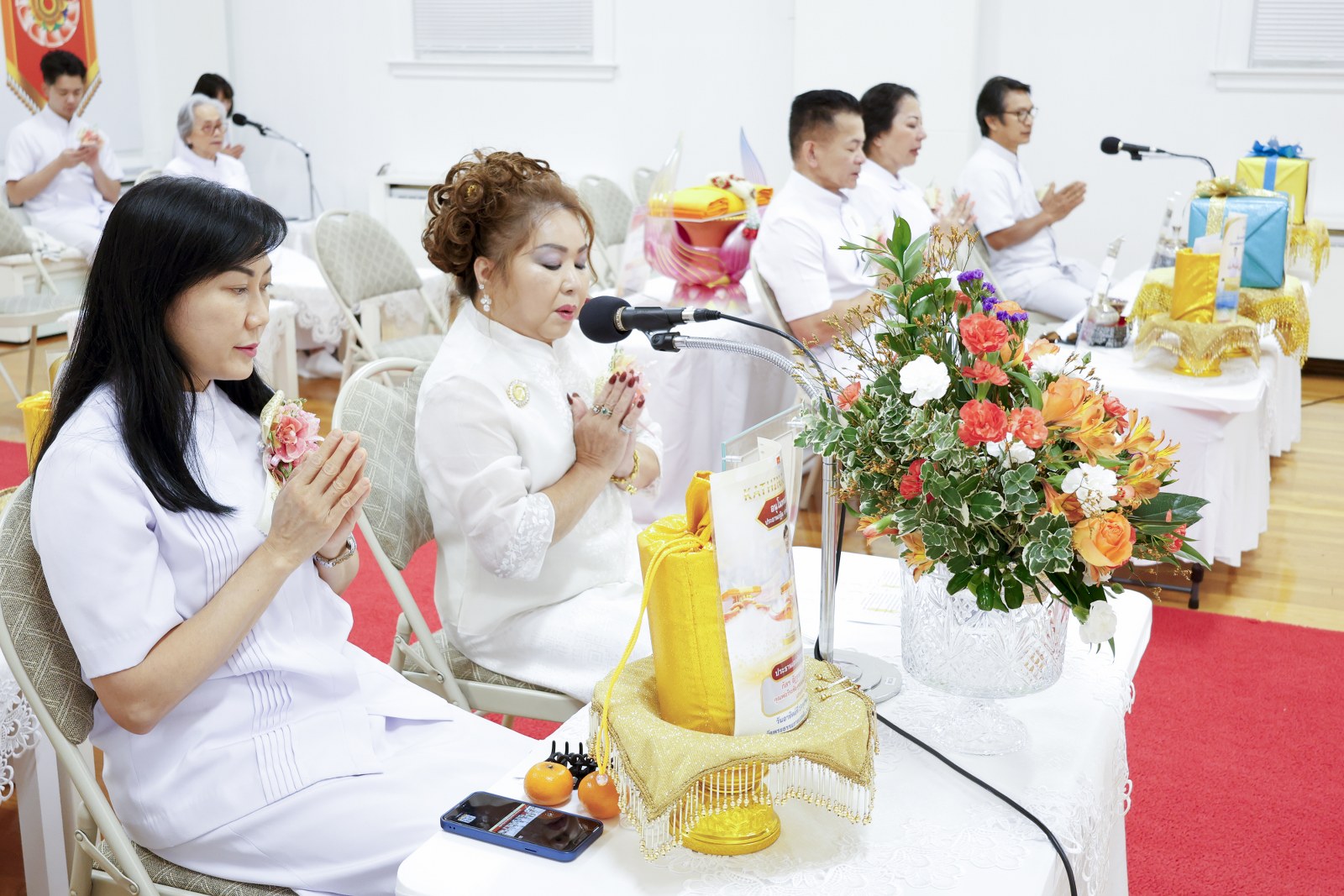 วัดพระธรรมกายบอสตัน จัดงานบุญบูชาข้าวพระ