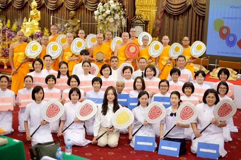 Congratulatory Ceremony for Successful Pali Students at Wat Paknam Bhasicharoen