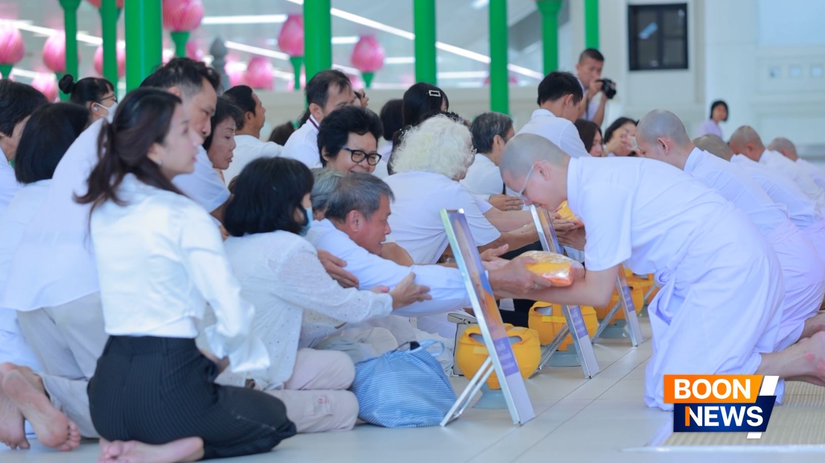 พิธีบรรพชาสามเณรโครงการบูชาธรรม 141 ปี พระมงคลเทพมุนี(สด จนฺทสโร) พระผู้ปราบมาร