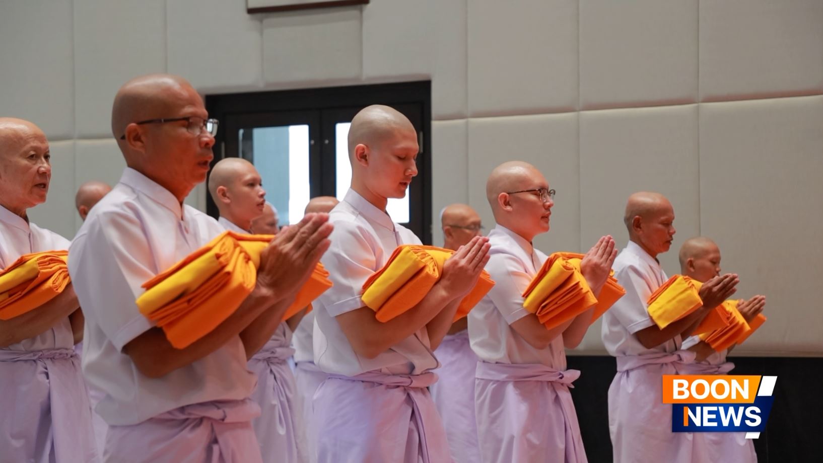 พิธีบรรพชาสามเณรโครงการบูชาธรรม 141 ปี พระมงคลเทพมุนี(สด จนฺทสโร) พระผู้ปราบมาร