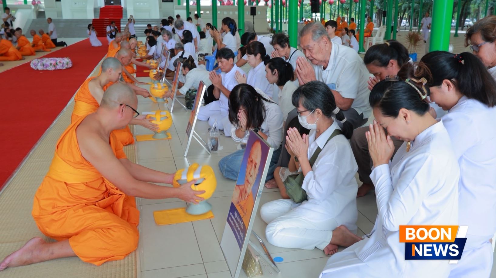 พิธีบรรพชาสามเณรโครงการบูชาธรรม 141 ปี พระมงคลเทพมุนี(สด จนฺทสโร) พระผู้ปราบมาร