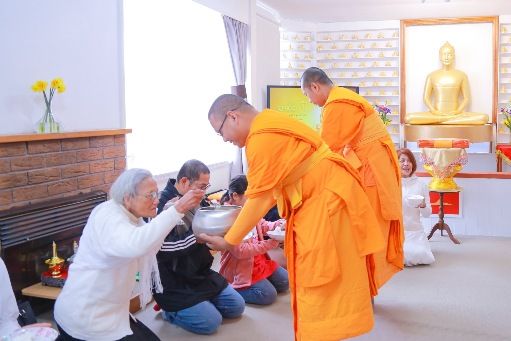 วัดพระธรรมกายเวลลิงตัน จัดงานบุญบูชาข้าวพระ