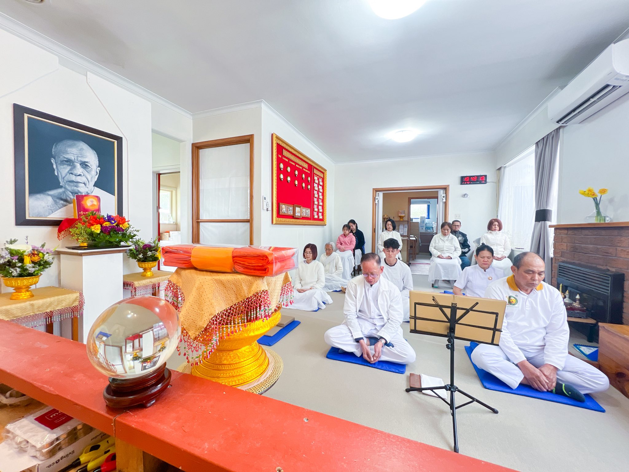 วัดพระธรรมกายเวลลิงตัน จัดงานบุญบูชาข้าวพระ