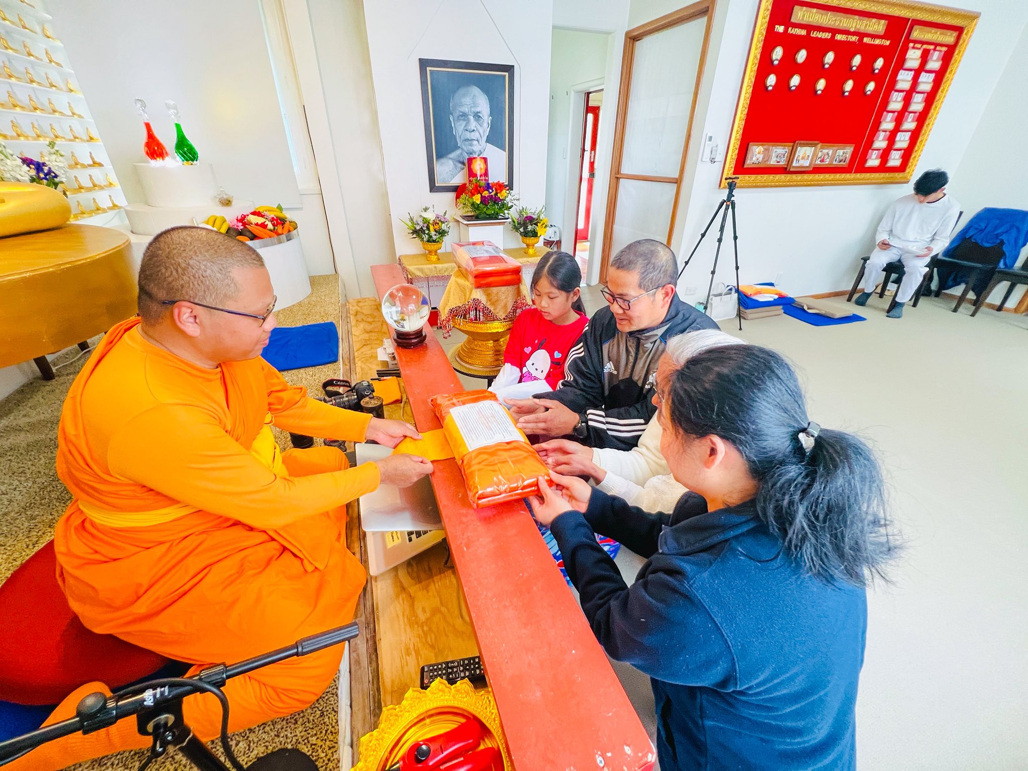 วัดพระธรรมกายเวลลิงตัน จัดงานบุญบูชาข้าวพระ