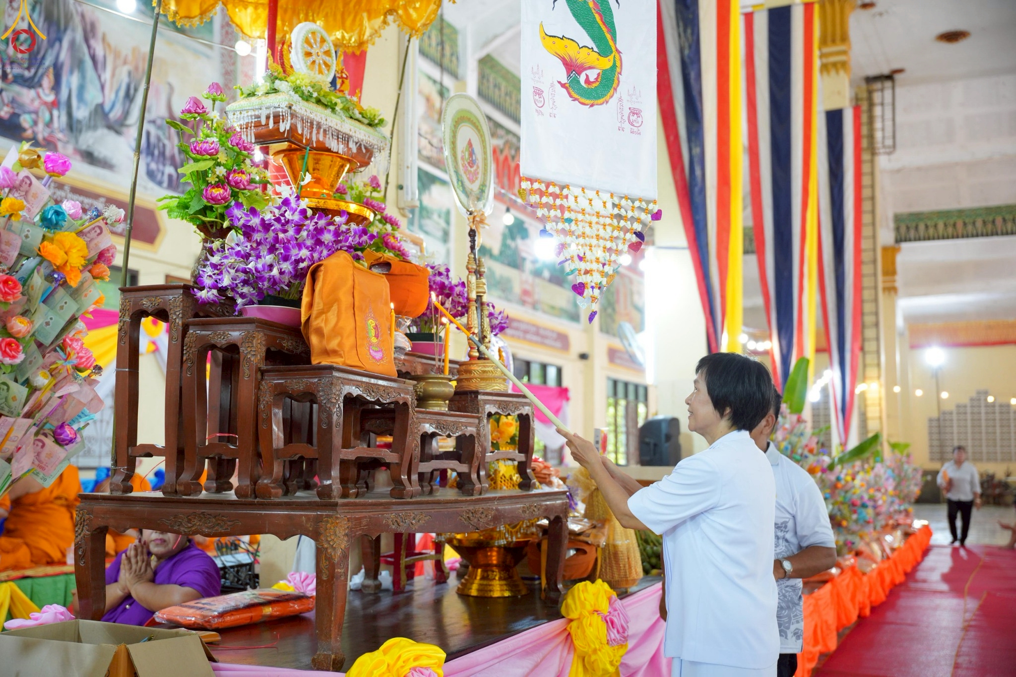 พิธีทอดกฐินสามัคคีทั่วไทย 30,000 วัด ณ วัดกำแพงแสน จ.นครปฐม