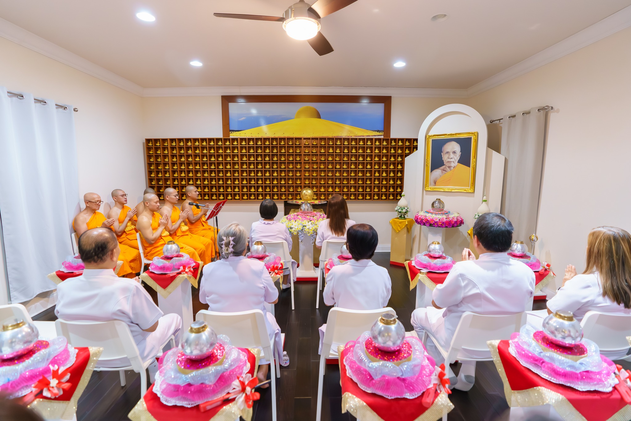 วัดพระธรรมกายปาล์มบีช จัดงานบุญบูชาข้าวพระ