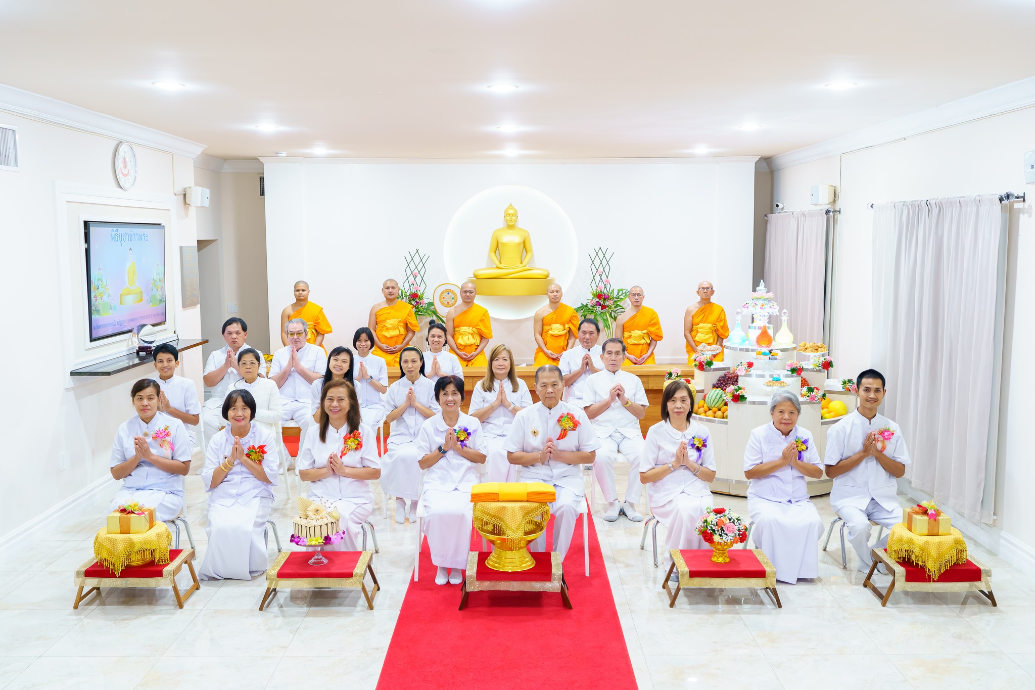 วัดพระธรรมกายปาล์มบีช จัดงานบุญบูชาข้าวพระ