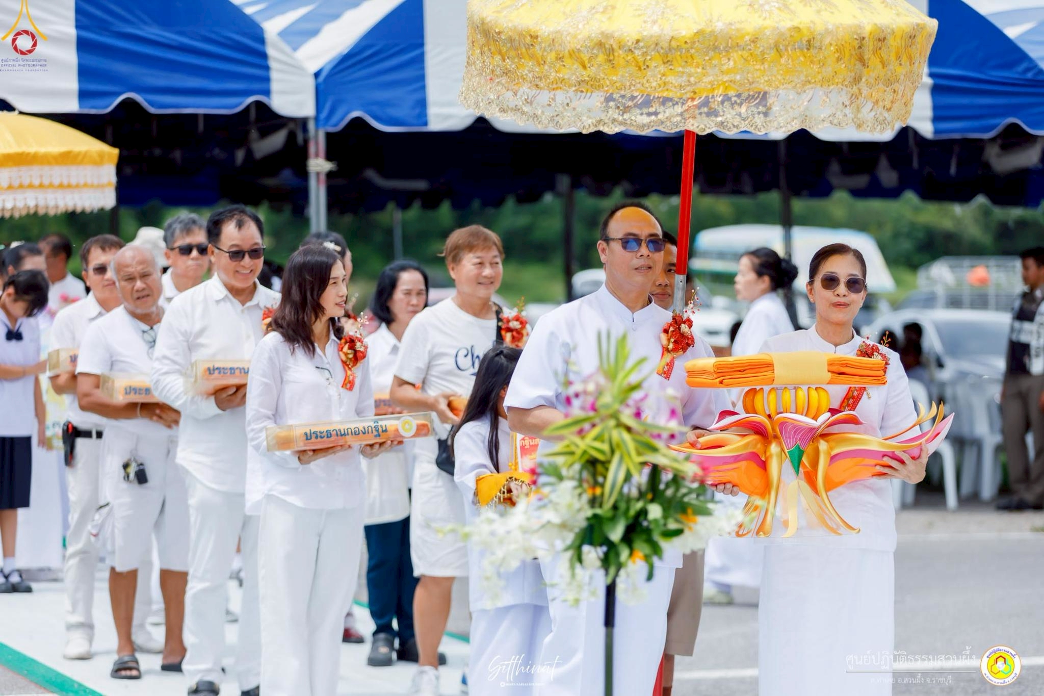 ศูนย์ปฏิบัติธรรมสวนผึ้ง จัดพิธีทอดกฐิน เติมเต็มความสำเร็จอาคารปฏิบัติธรรม