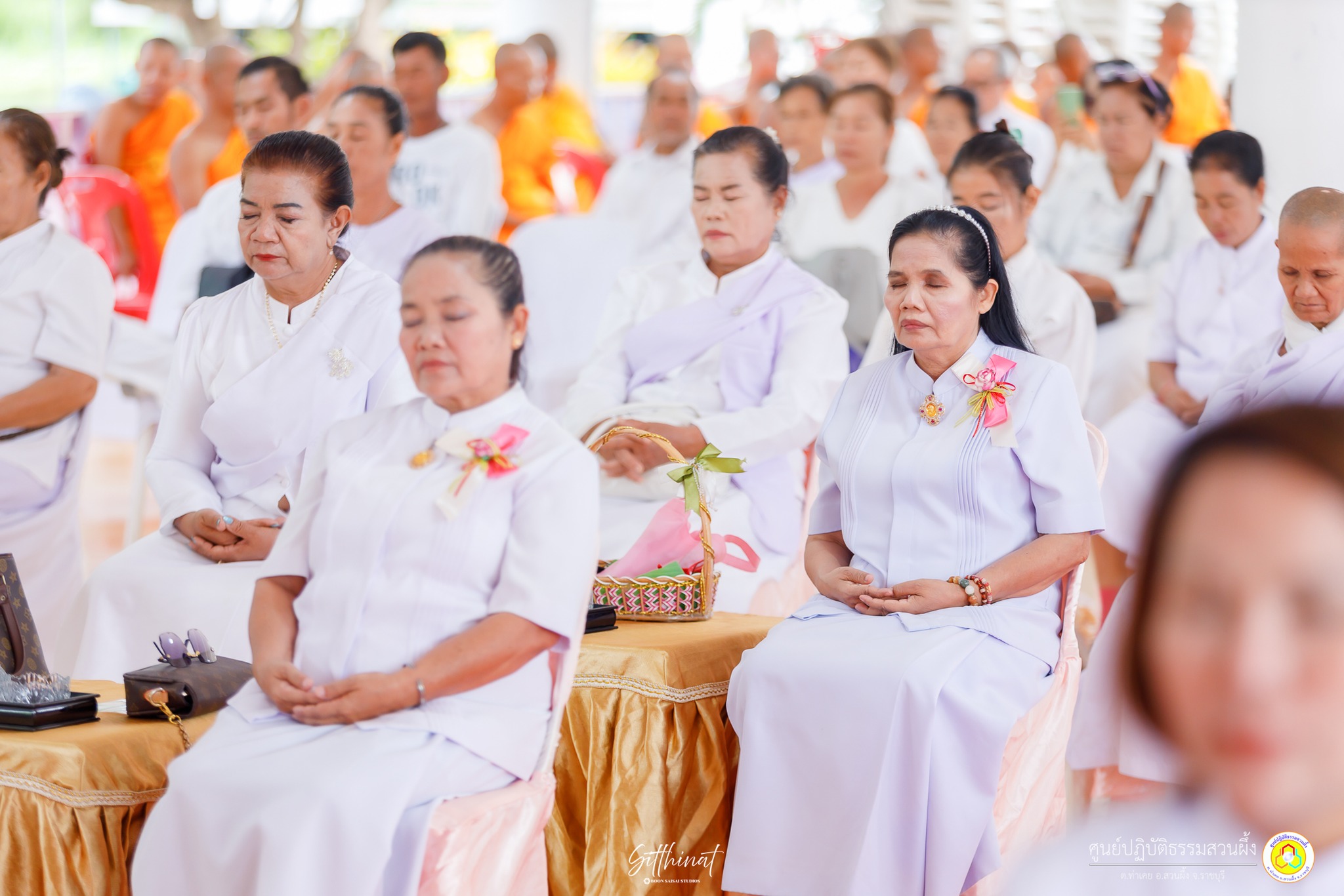ศูนย์ปฏิบัติธรรมสวนผึ้ง จัดพิธีทอดกฐิน เติมเต็มความสำเร็จอาคารปฏิบัติธรรม