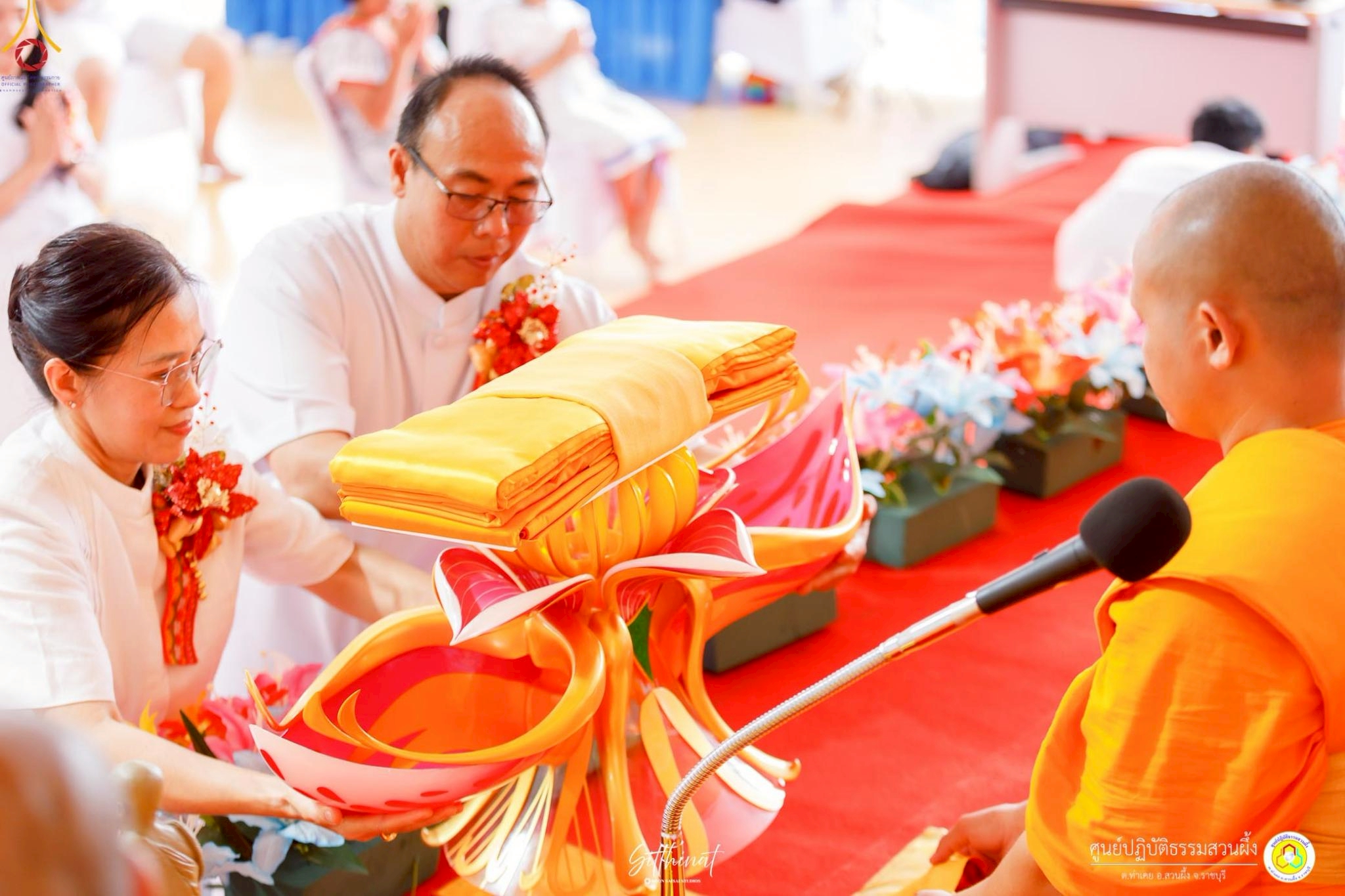 ศูนย์ปฏิบัติธรรมสวนผึ้ง จัดพิธีทอดกฐิน เติมเต็มความสำเร็จอาคารปฏิบัติธรรม