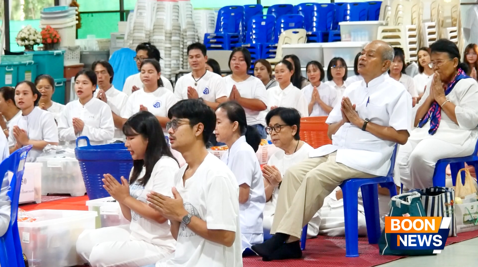 ธุดงคสถานล้านนา จัดงานบุญตักบาตรเทโวโรหณะ