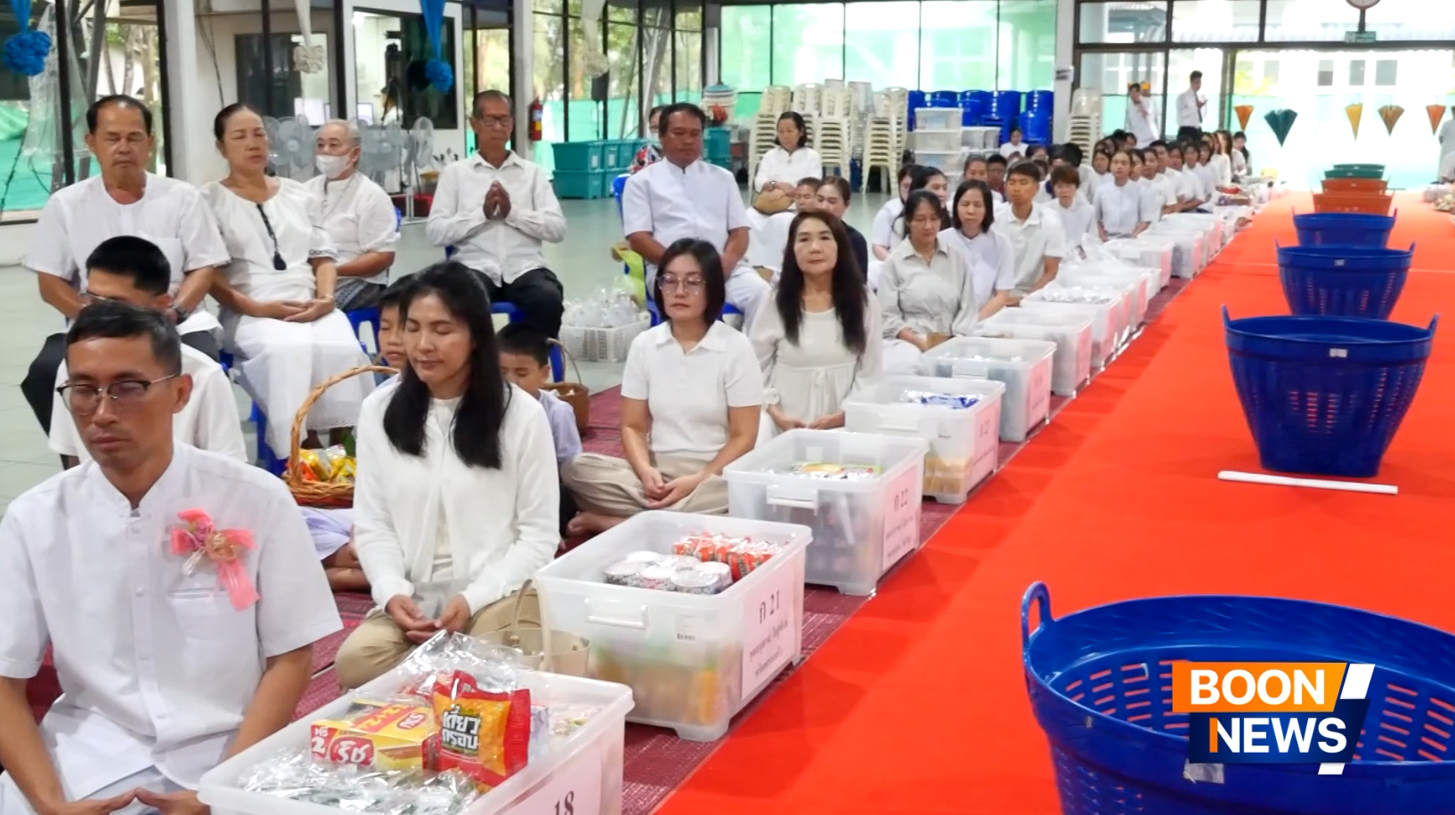 ธุดงคสถานล้านนา จัดงานบุญตักบาตรเทโวโรหณะ