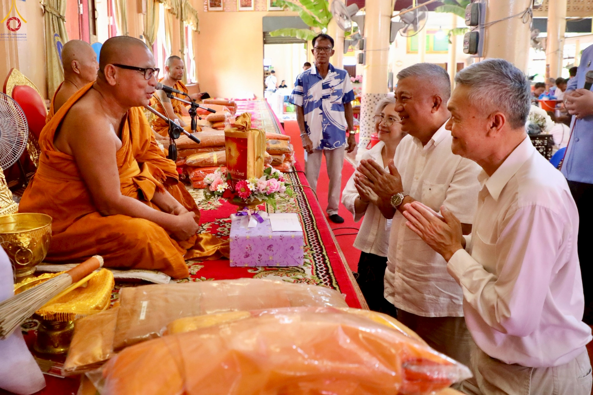 พิธีทอดกฐินสามัคคีทั่วไทย 30,000 วัด ณ วัดดอกไม้ จ.พระนครศรีอยุธยา