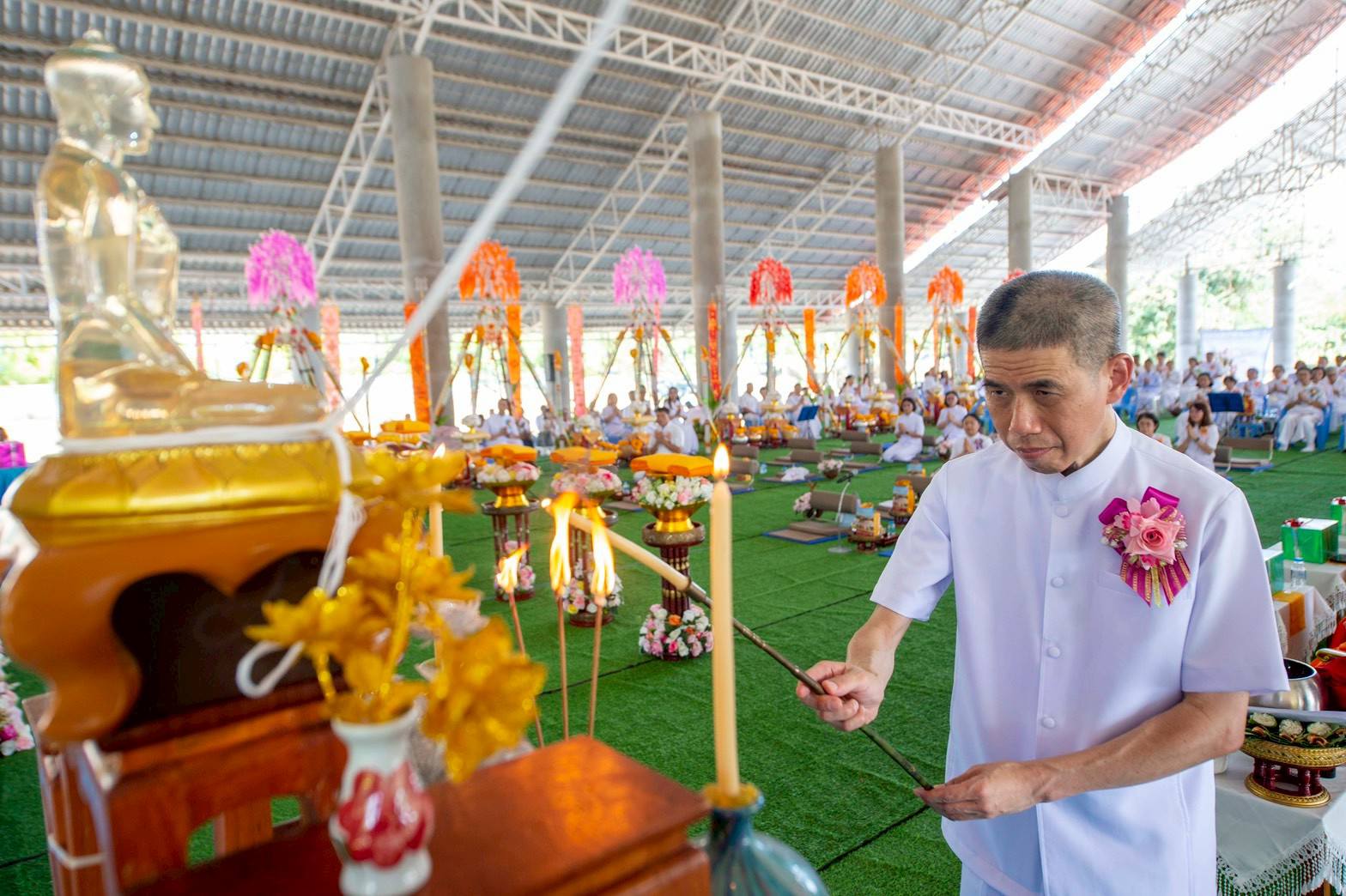 พิธีทอดกฐินสร้างทุกสิ่ง ณ ธุดงคสถานลำพูน