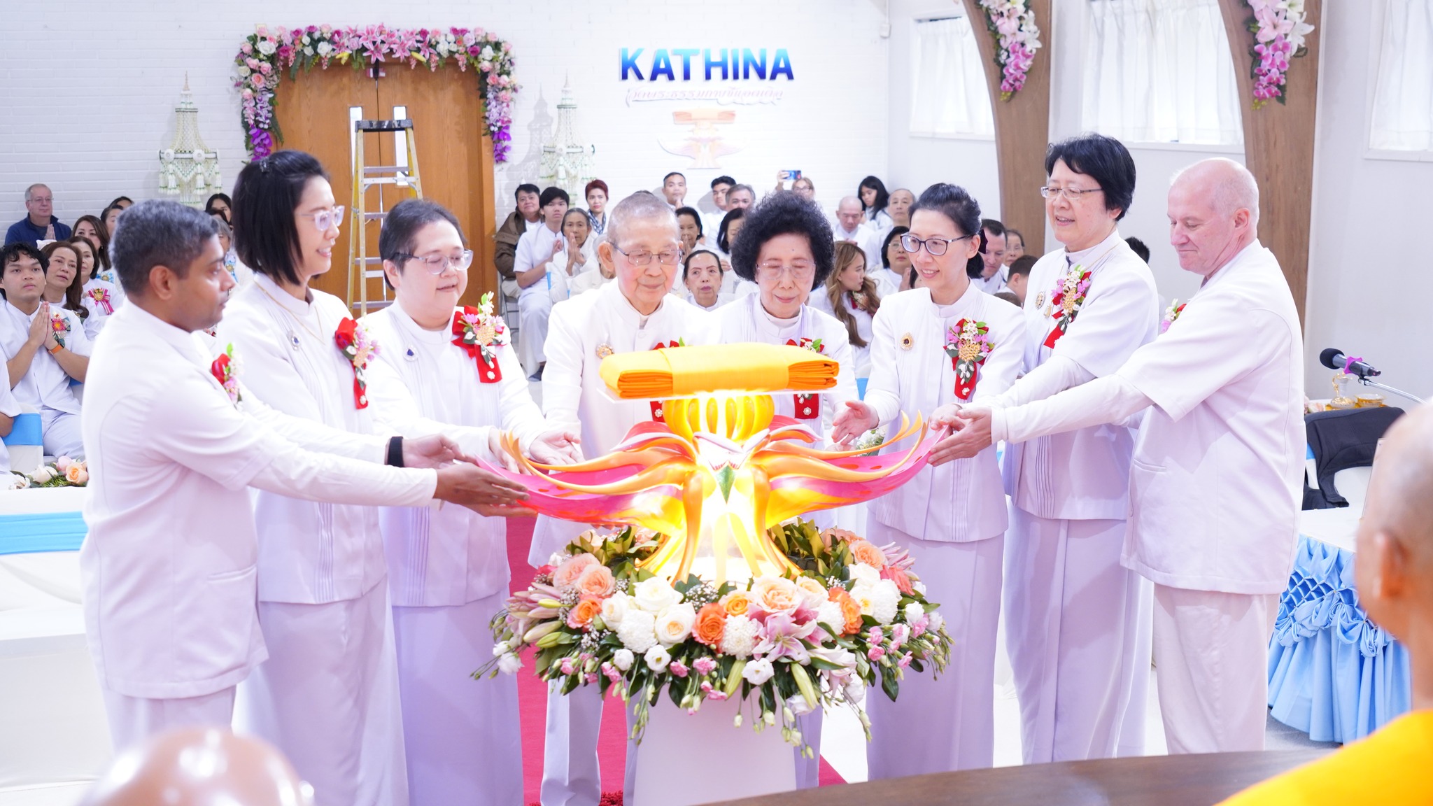 วัดพระธรรมกายซีแอตเติล จัดพิธีทอดกฐินสามัคคี ประจำปี 2568