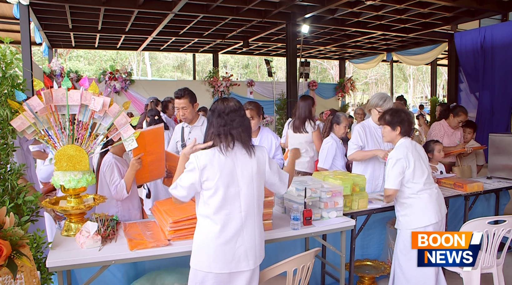 พิธีทอดกฐินสามัคคี ณ ศูนย์ปฏิบัติธรรมแก้วตะวันออก จ.ตราด