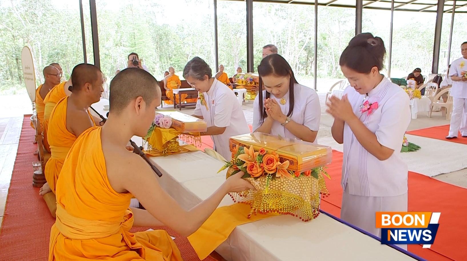 พิธีทอดกฐินสามัคคี ณ ศูนย์ปฏิบัติธรรมแก้วตะวันออก จ.ตราด