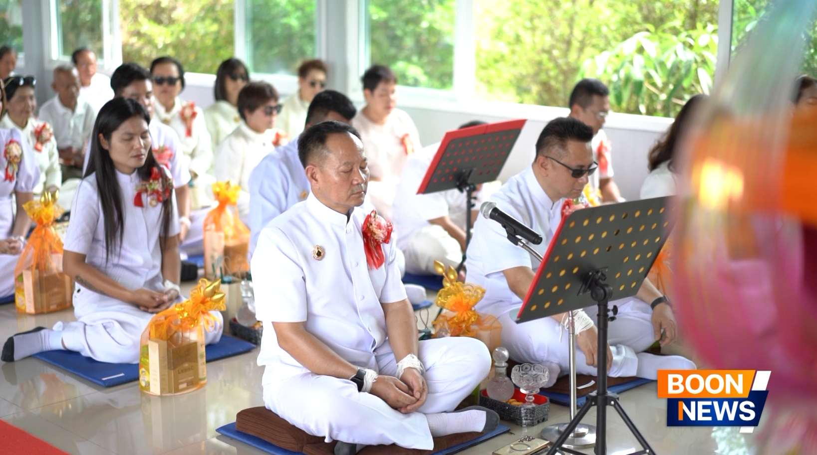 ศูนย์ปฏิบัติธรรมแก้วกลางนา จัดพิธีทอดกฐินเพื่อสร้างสุขพิมาน