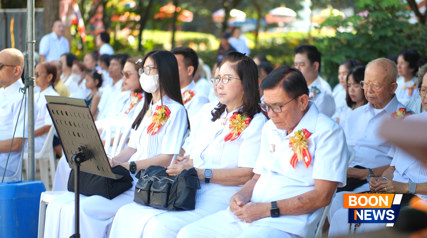 ศูนย์ปฏิบัติธรรมพนมสารคาม จัดพิธีทอดกฐิน เพื่อปรับพื้นที่ลานธรรม องค์พระเจดีย์ เพื่อสร้างสันติภาพโลก