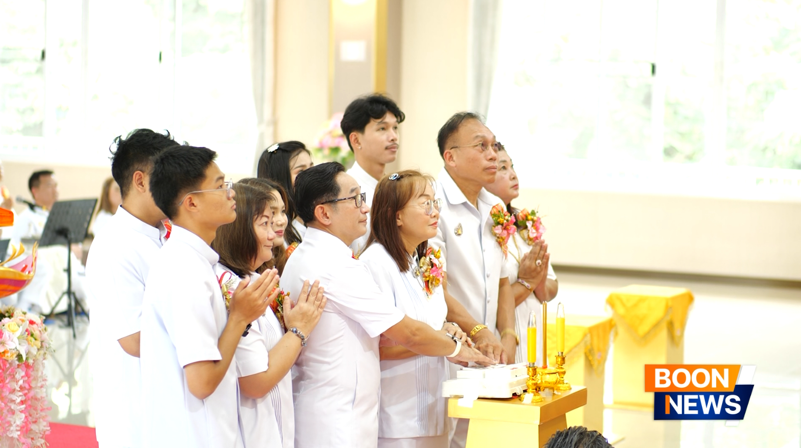 ศูนย์ปฏิบัติธรรมพนมสารคาม จัดพิธีทอดกฐิน เพื่อปรับพื้นที่ลานธรรม องค์พระเจดีย์ เพื่อสร้างสันติภาพโลก