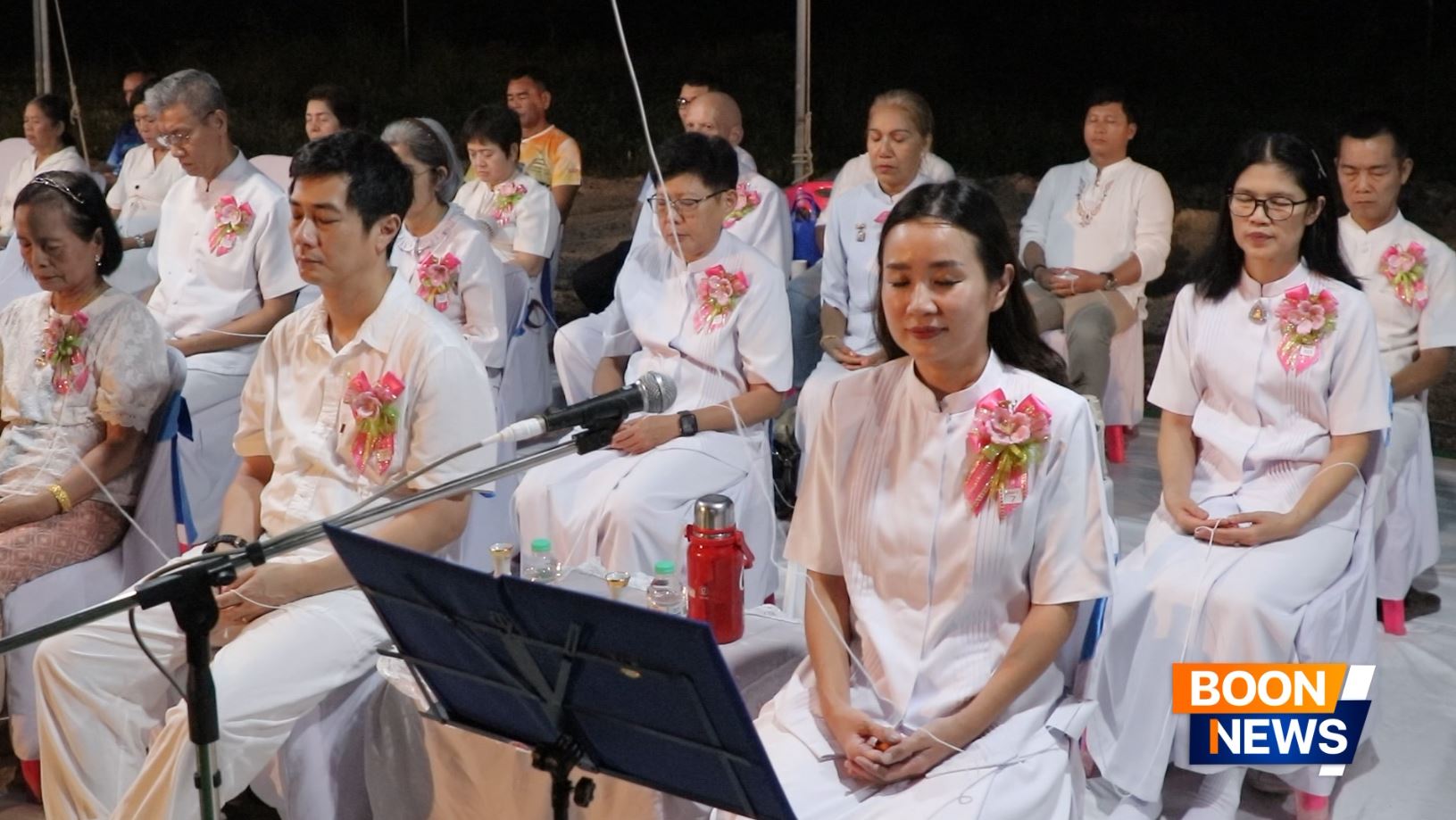 ศูนย์ปฏิบัติธรรมสระบุรี จัดพิธีเจริญพระพุทธมนต์คณะสงฆ์ 108 วัด และกลั่นแผ่นดินสถาปนาองค์พระเจดีย์