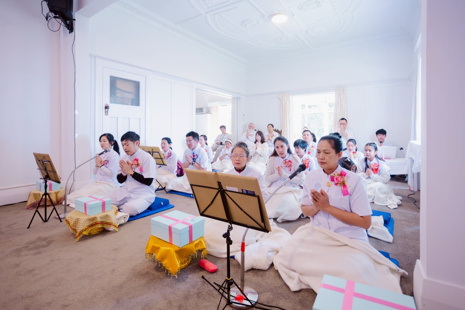 วัดพระธรรมกายดันนีดิน จัดงานบุญพิธีทอดผ้าป่าบริวารกฐิน