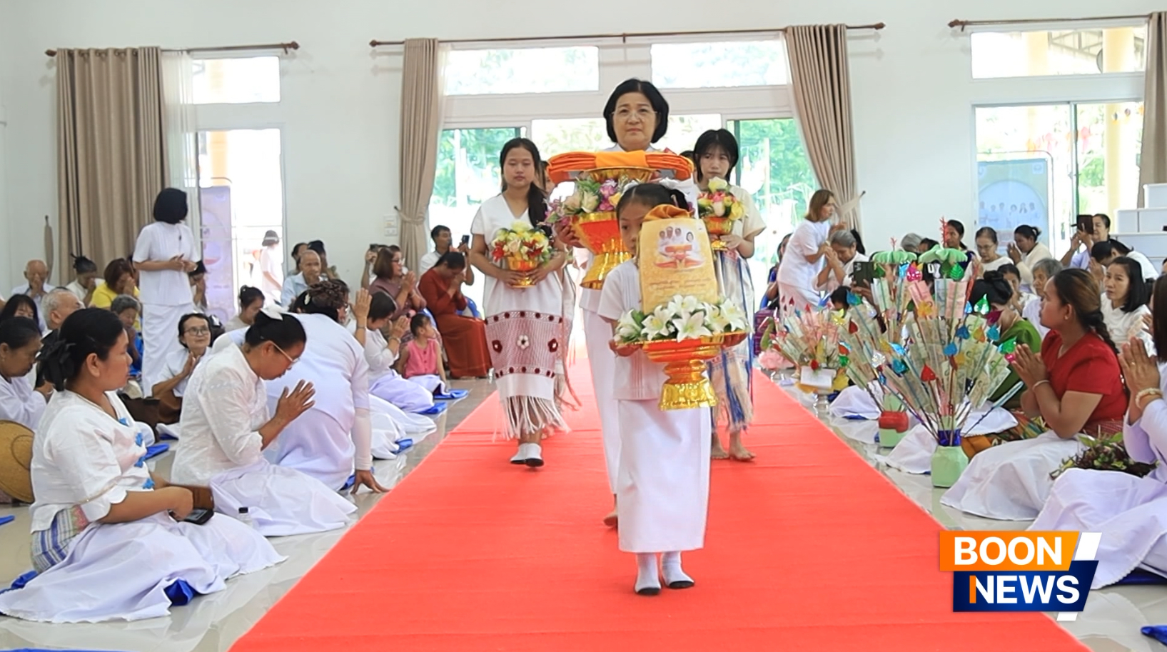 ศูนย์ปฏิบัติธรรมขุนยวม จัดพิธีทอดกฐินสามัคคี