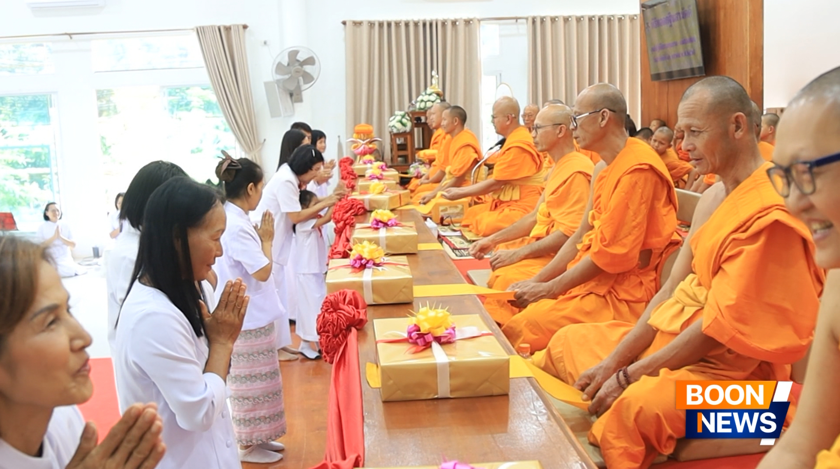 ศูนย์ปฏิบัติธรรมขุนยวม จัดพิธีทอดกฐินสามัคคี